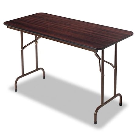 Fine-Line Wood Folding Table; Rectangular; 48w x 24d x 29h FI687855